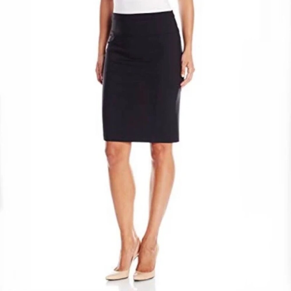 Ellen Tracy Classic Black Pencil Skirt Size 4